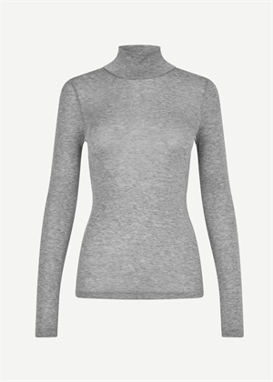 Sadou t-n ls bluse 15499 Grey Mel. Samsøe 